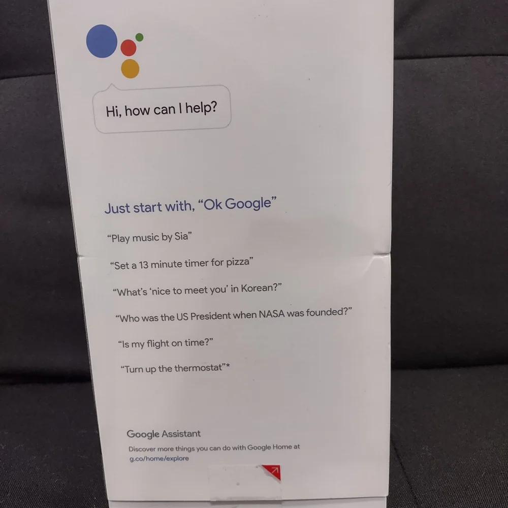 Google Home Voice-Activated speaker by Google